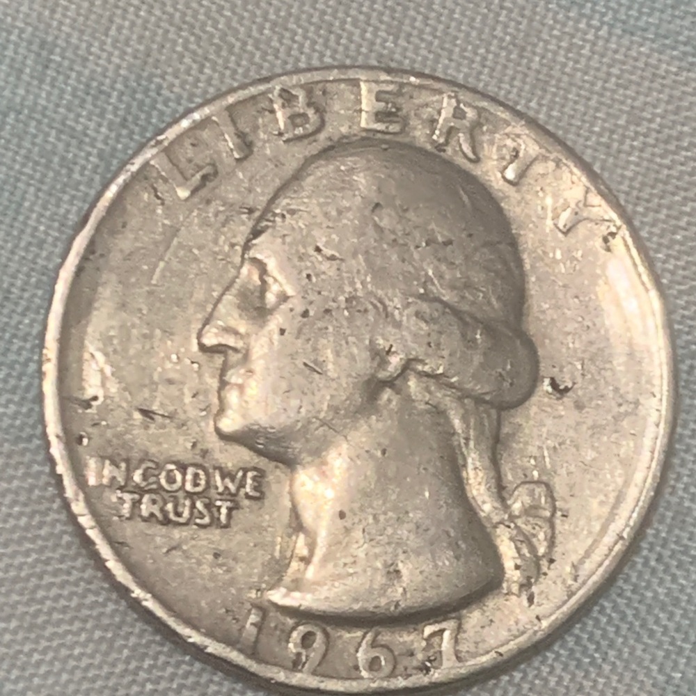 1967 Liberty Quarter Coin